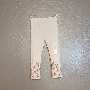 First Impressions Floral Girls Leggings Size 4T NWT